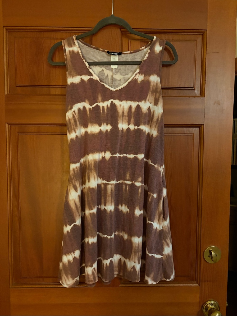 Tie-Dye Sleeveless Mini Dress
